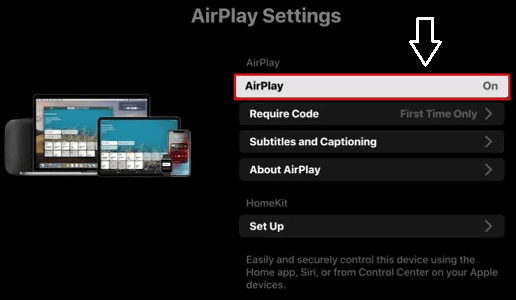 Enable Airplay on LG TV