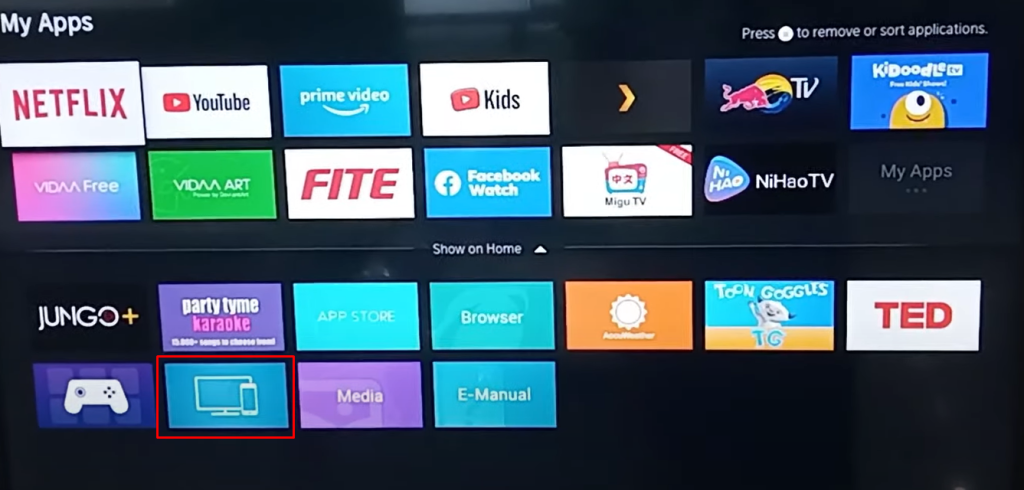 how to use screen sharing on hisense smart tv